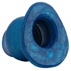 Oxballs Plug Tunnel Pig-Hole Platinum Bleu 12 x 8.5 cm